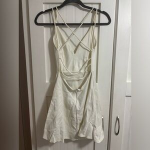 Sm Lulus white skater dress